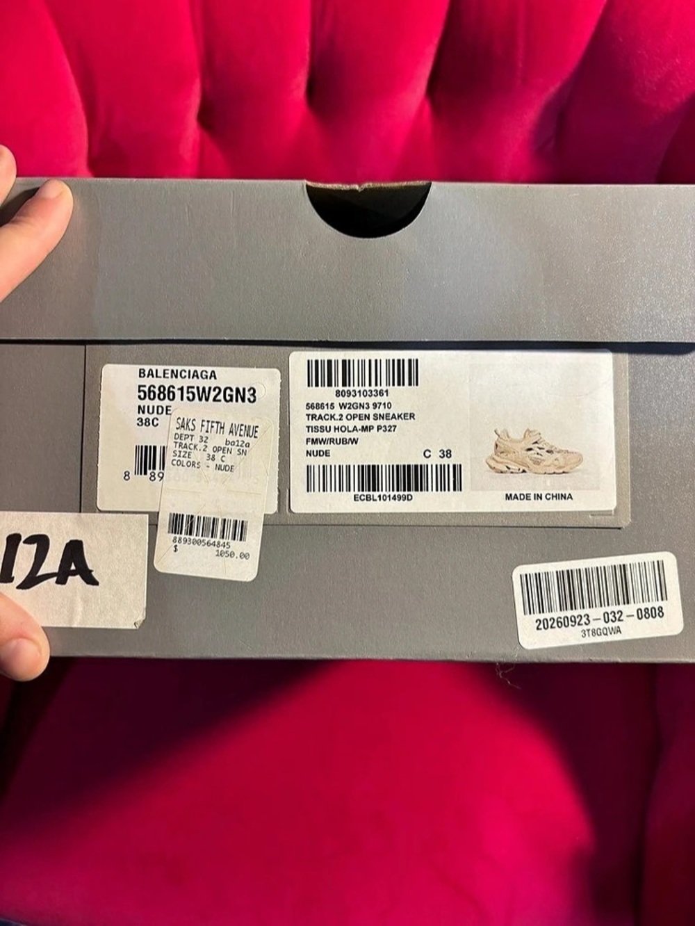 Balenciaga Track 2 Sneakers in Nude EU 38 - Picture 11 of 11